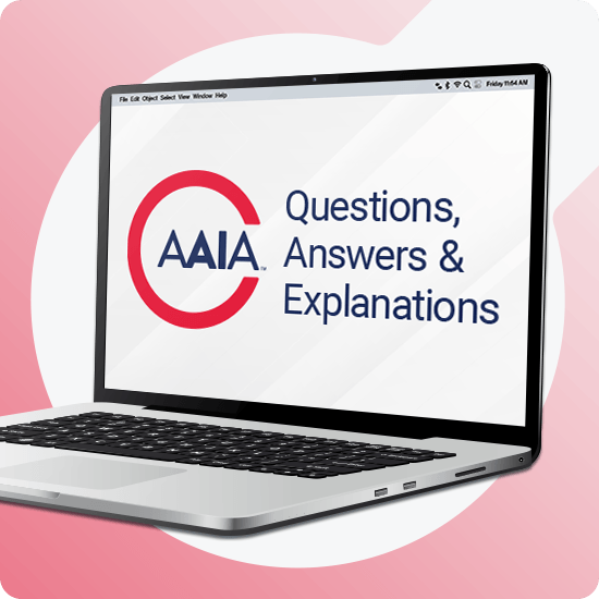 AAIA Questions, Answers & Explanations