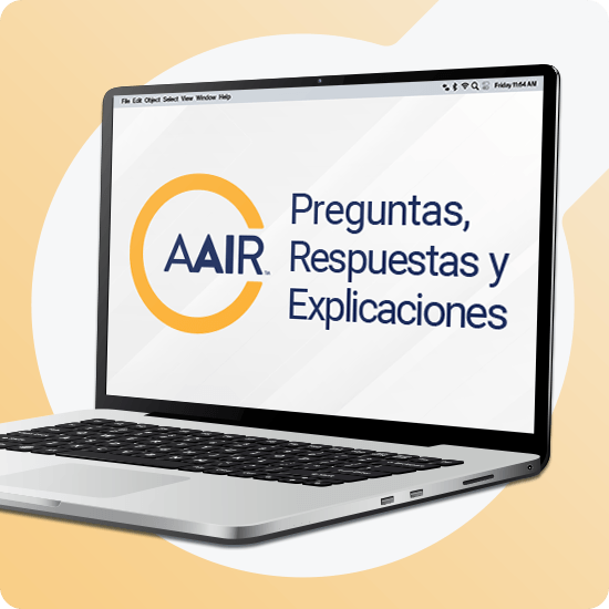 AAIR Questions, Answers and Explanations Database Spanish