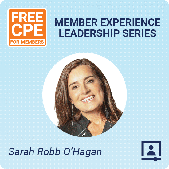 Member Experience Leadership Series, Sarah Robb O’Hagan