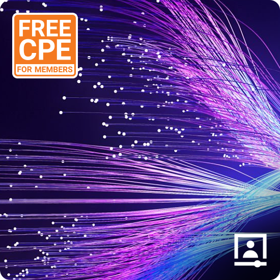 Abstract fiber optic design with free CPE offer for members.