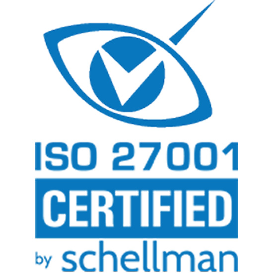 ISO 27001 Certified by schellman