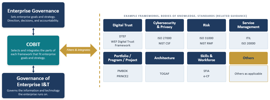 Figure 1. COBIT and the moving terrain