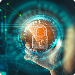 A digital padlock