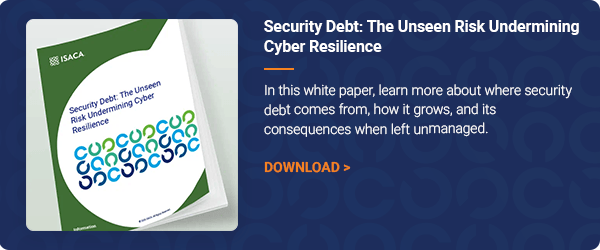Security Debt: The Unseen Risk Undermining Cyber Resilence
