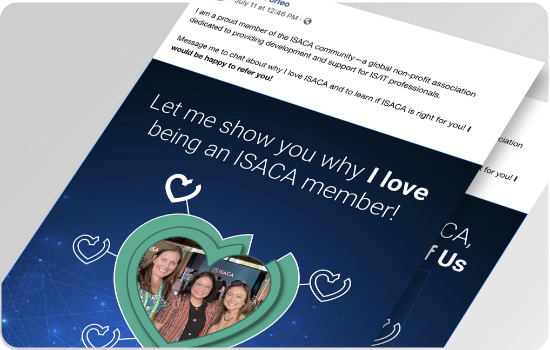 A LinkedIn social post