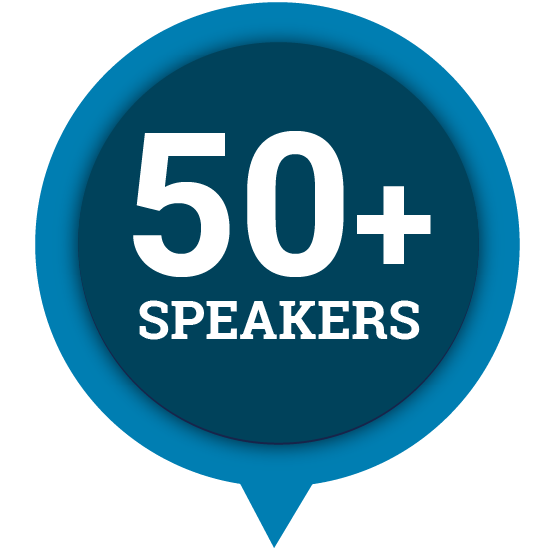 50+ Speakers