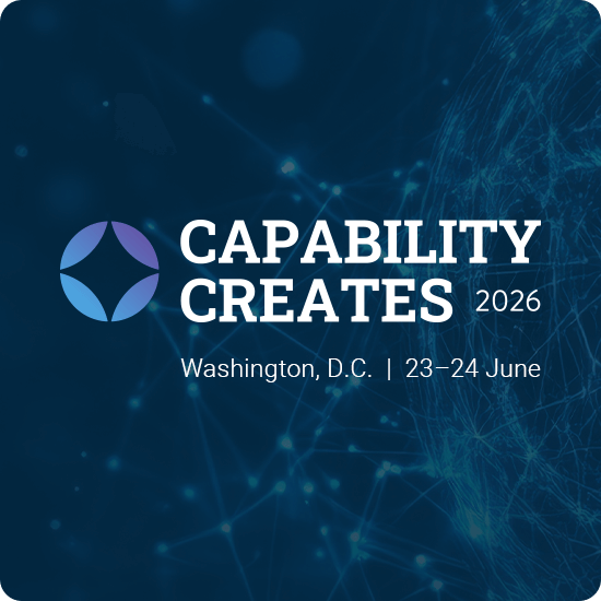 Capability Creates 2026, Washington, D.C., 23-24 June