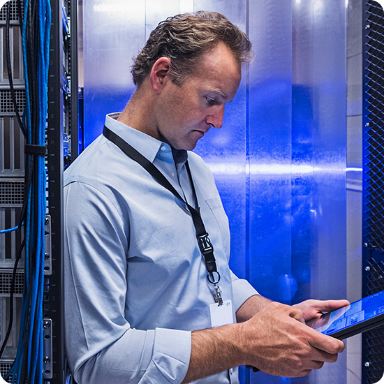 IMPLEMENTING THE NIST CYBERSECURITY FRAMEWORK - person looking at tablet
