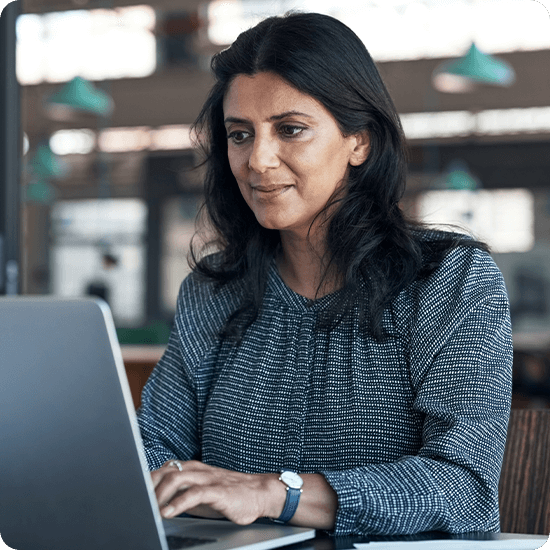 How to report CPE - person in front of laptop