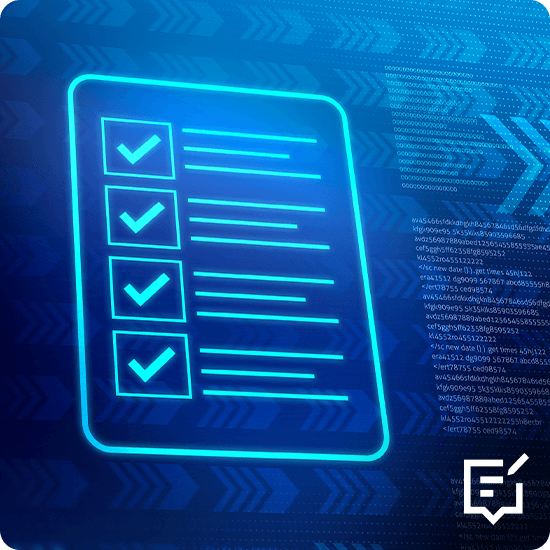 Simplified app icon for a checklist, showcasing a clipboard with completed tasks indicated by checkmarks.