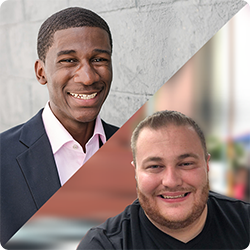 Roncs Etame-Ese and Sean Manning