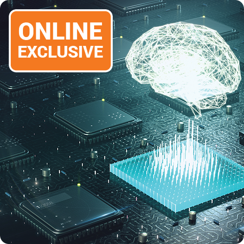 Harnessing the Potential of Blockchain and AI - graphical AI brain