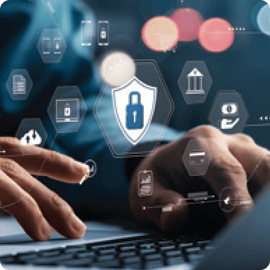 Avoiding a Compliance-First Mindset and Choosing a Risk-First Attitude - Person typing on keyboard
