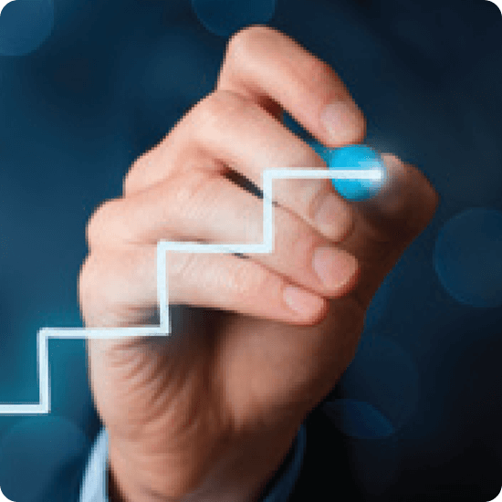 Optimizing a career - hand drawing steps