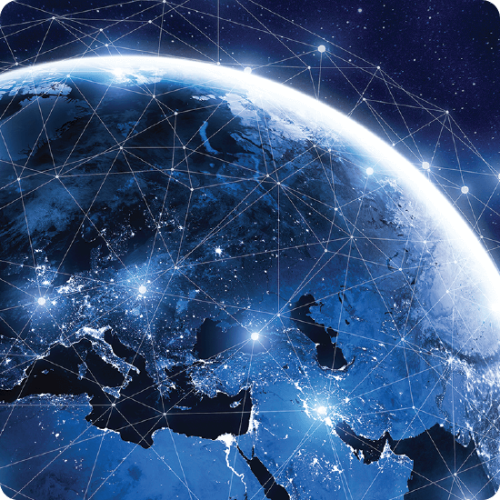 Graphic of globe