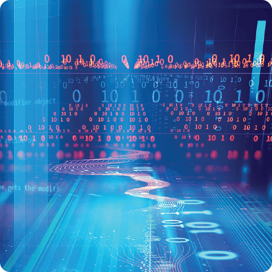 Graphic of computer code