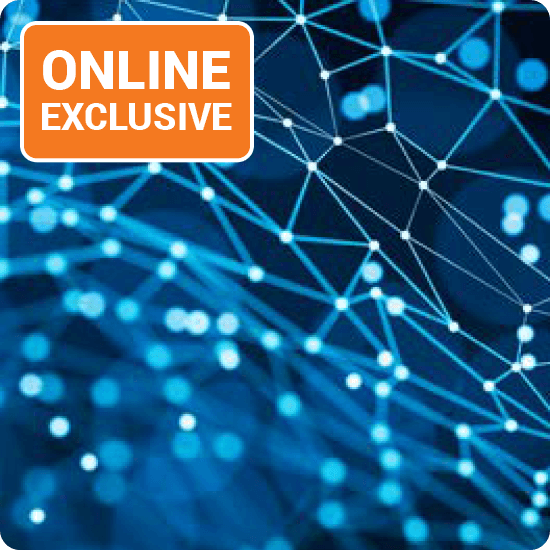 A modern office space showcasing advanced technology and collaboration tools, symbolizing the future of work.