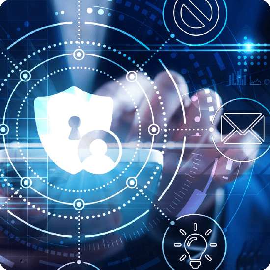 An illustration representing digital security and privacy, highlighting the challenges and solutions in today's technology-driven world.