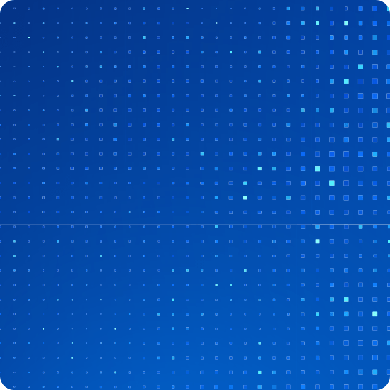 Blue background filled with various small dots
