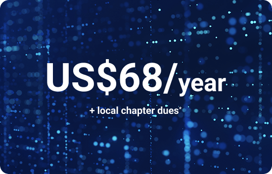 US$68 a year + local chapter dues*