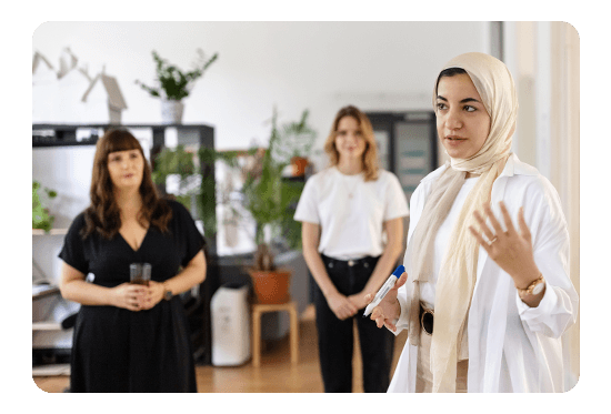 Group of women talking