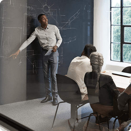 Local chapters - people in conference room