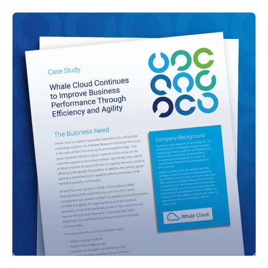 Whale Cloud Continues to Improve Business Performance Through Efficiency and Agility