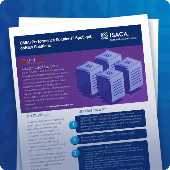 CMMI Performance Solutions Spotlight: dotGov Solutions