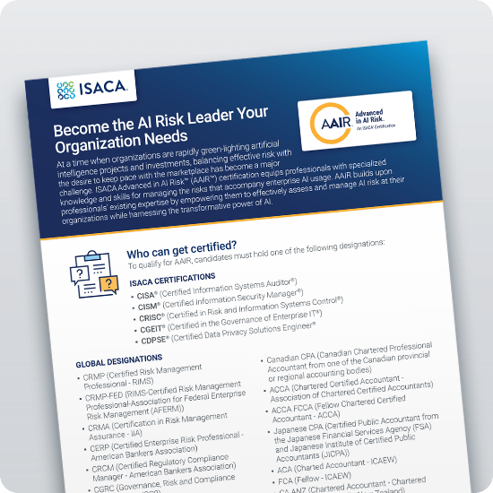 Become the AI Risk Leader Your Organization Needs