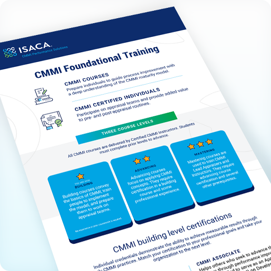 CMMI Foundational Training
