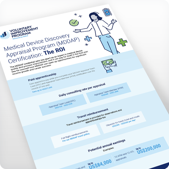Medical Device Discovery An MDDAP Appraisal Program (MDDAP) Certification: The ROI