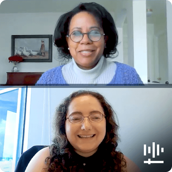 Robin Lyons and Dr. Elena Klevsky