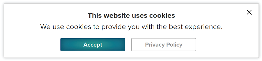 FIGURE 1: Confusing Cookie Notice