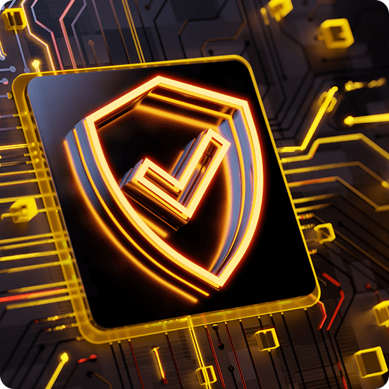 Shield with a check mark